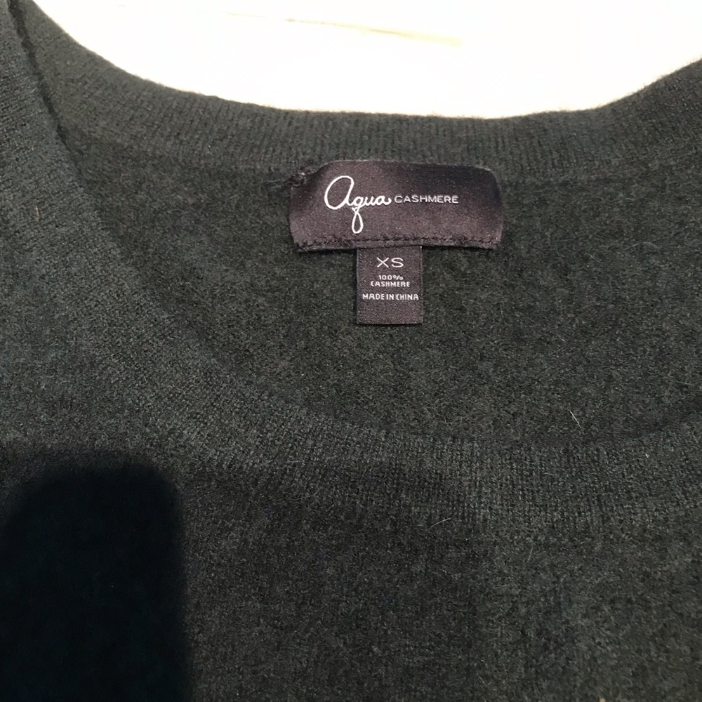 Cashmere sweater.